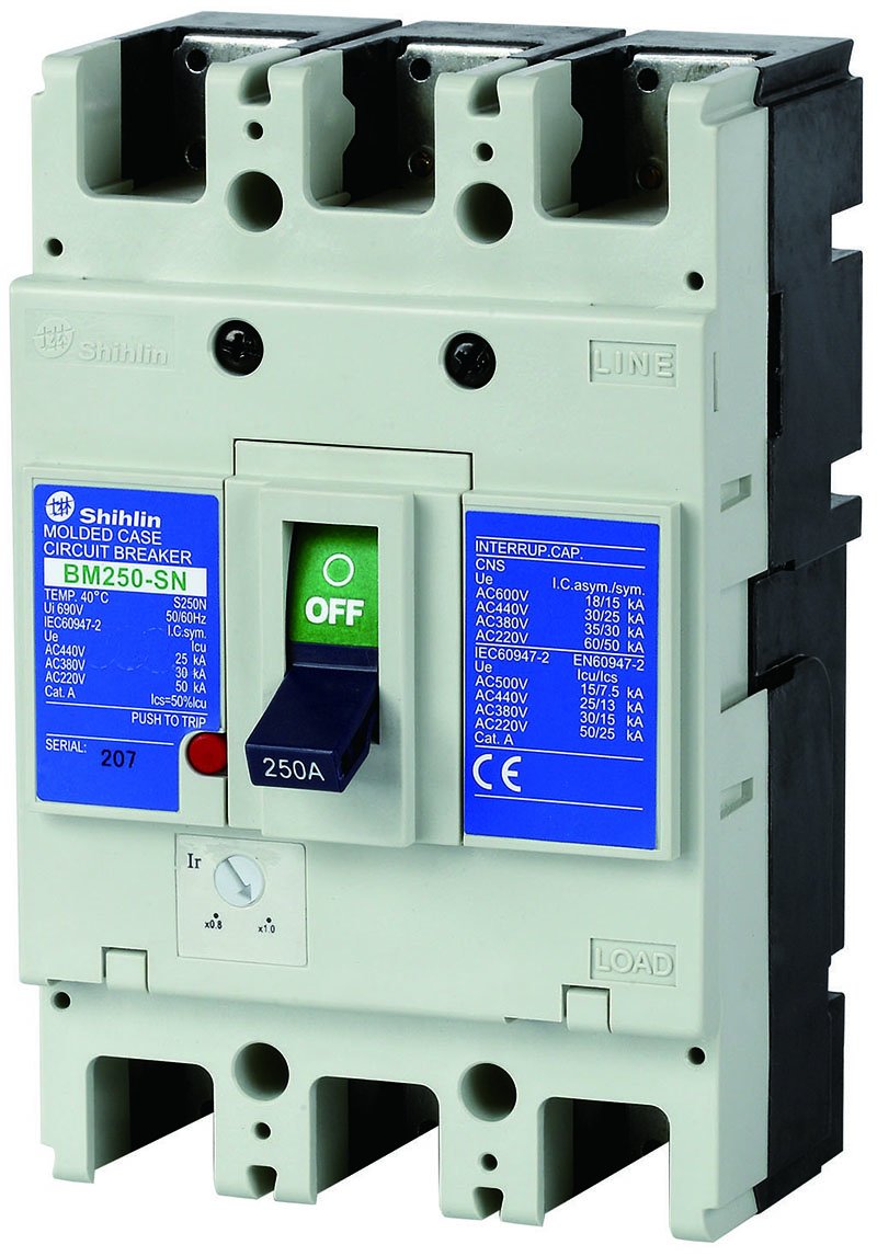 Shihlin BM250-SN moulded case circuit breaker